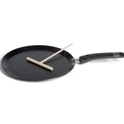 Crêpière Ø24cm avec spatule en bois^Gifi Online