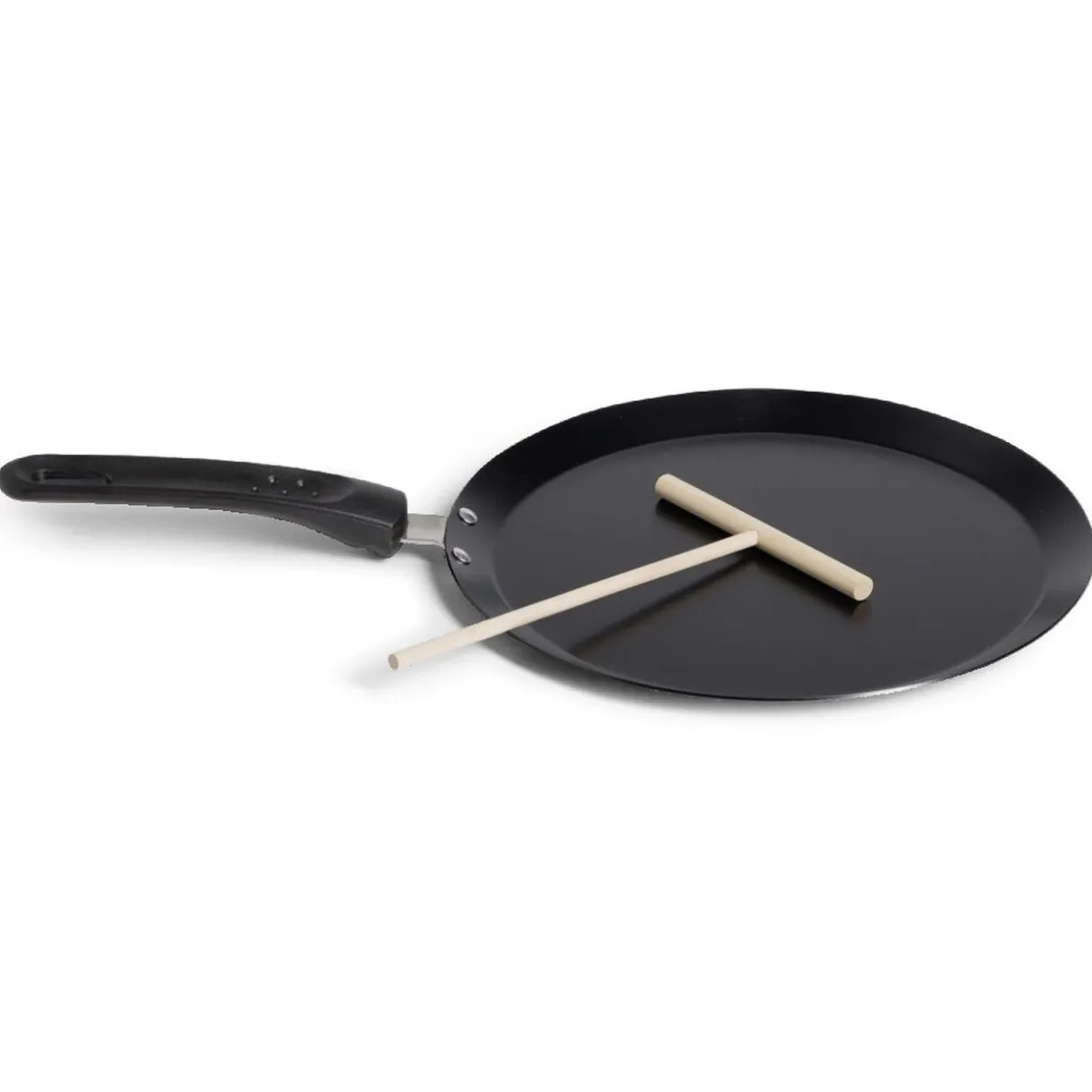 Crêpière Ø24cm avec spatule en bois^Gifi Online