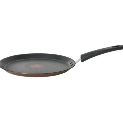 Crêpière Tefal aluminium anti adhérente thermosignal marron Ø 25 cm^Gifi Outlet