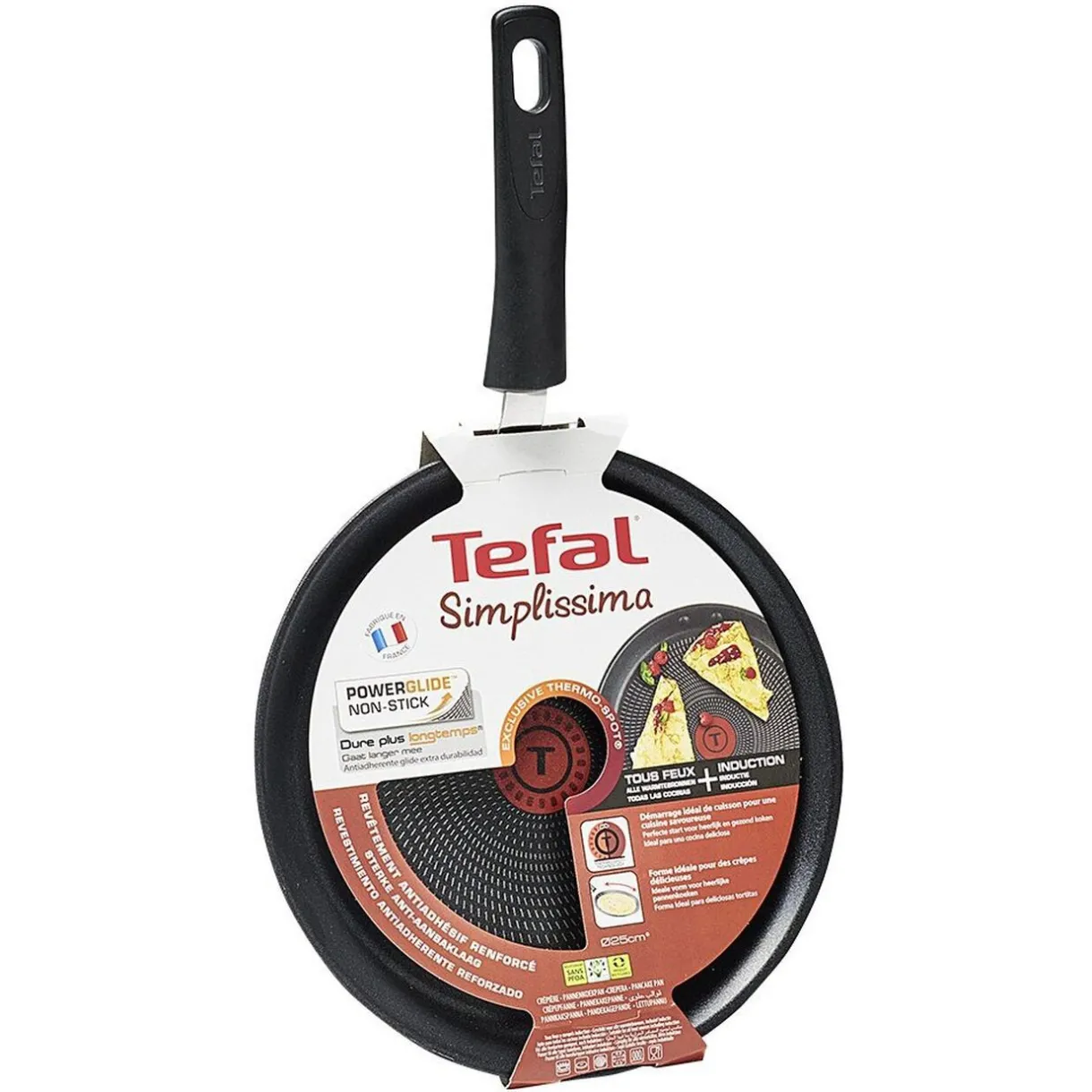 Crêpière Tefal revêtement antiadhésif renforcé^Gifi