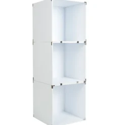 Rangement|Gifi Cube de rangement déco blanc x3