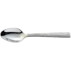 Cuilllère à dessert inox écorce^Gifi Discount