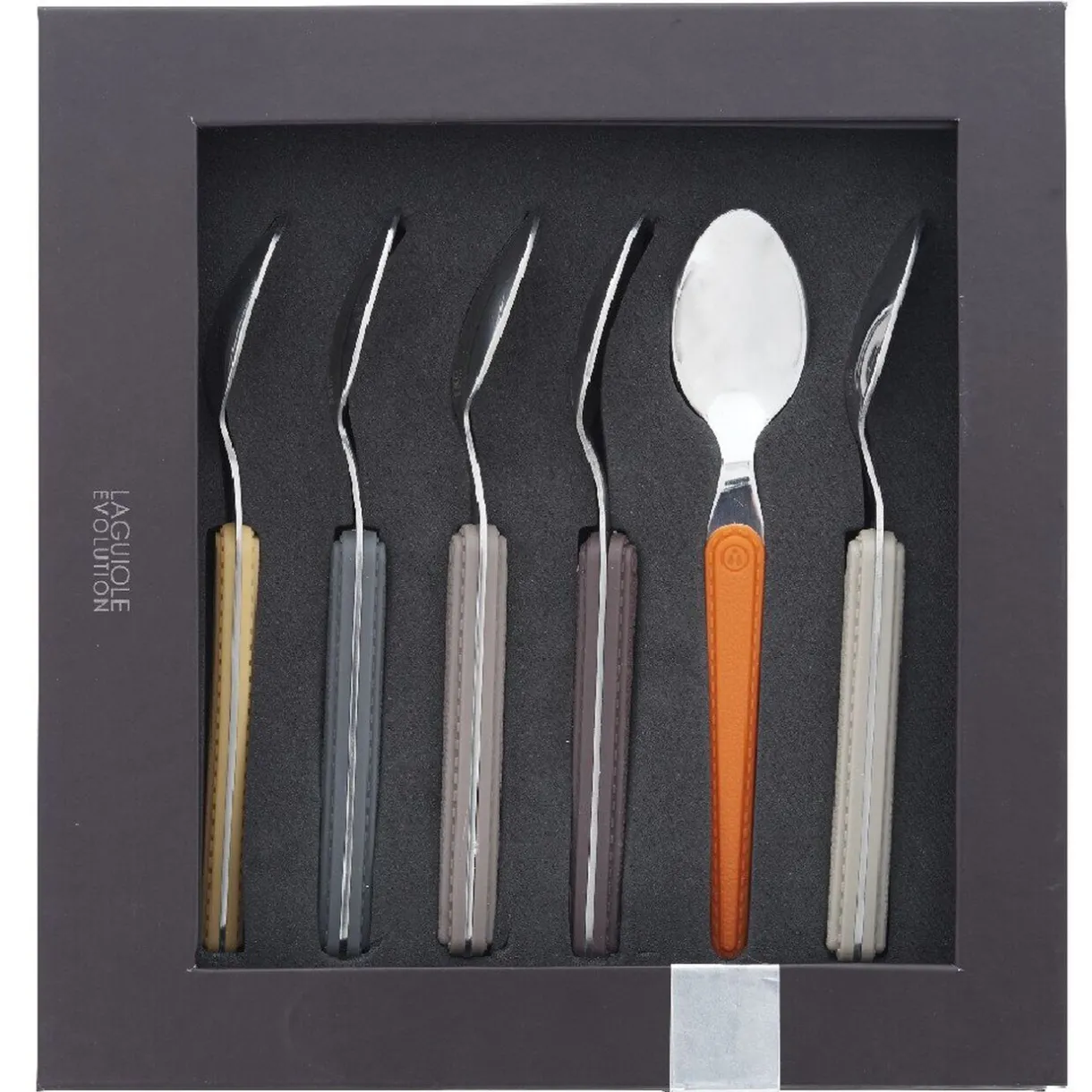 Cuillère à café multicolore x6 laguiole^Gifi