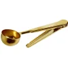 Cuillère pince sachet en inox doré^Gifi Discount
