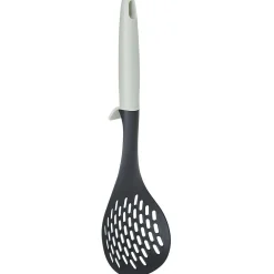 Écumoire plastique avec accroche noir et gris^Gifi Online