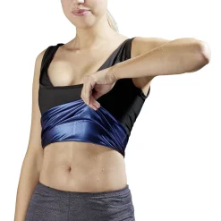 Discount Gifi Débardeur noir sudation effet sauna