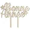 Décoration pour gâteau de Noël en bois^Gifi Online