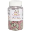 Décors sucrés feuilles de houx rose et vert 50 g Framboiselle^Gifi Discount
