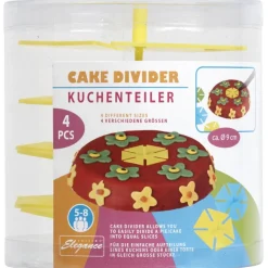 Découpe gâteau 5-8 parts x4^Gifi Clearance