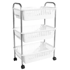 Desserte 3 niveaux à roulettes Metaltex^Gifi Sale