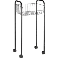 Desserte à roulettes 3 niveaux métal noir^Gifi Outlet