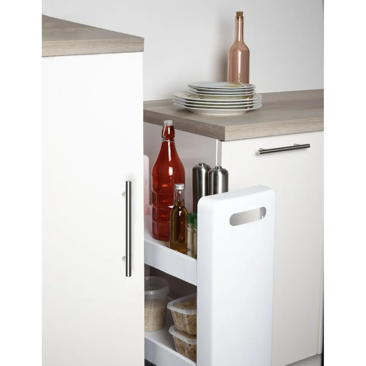 Entretien Du Linge|Gifi Desserte à roulettes blanche