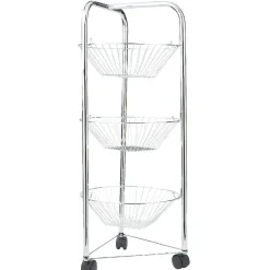 Desserte 3 étages argenté^Gifi Hot