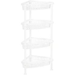 Rangement|Gifi Desserte angle 4 niveaux blanc