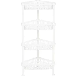 Rangement|Gifi Desserte angle 4 niveaux blanc