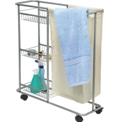 Entretien Du Linge|Gifi Desserte de buanderie 3 étages gris