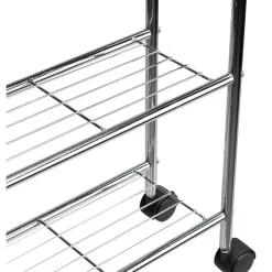 Gifi Desserte de salle de bains 4 niveaux métal gris