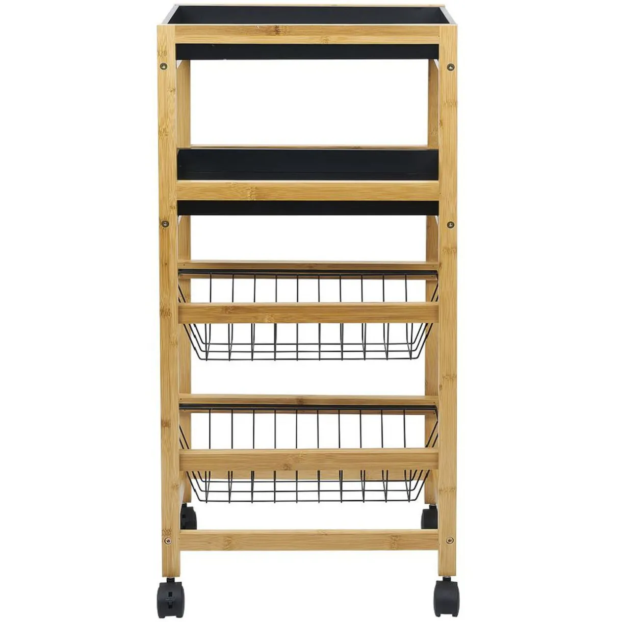 Desserte en bambou 4 niveaux^Gifi Best