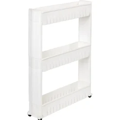 Desserte resserre cuisine étroite sur roulettes 3 niveaux^Gifi Discount