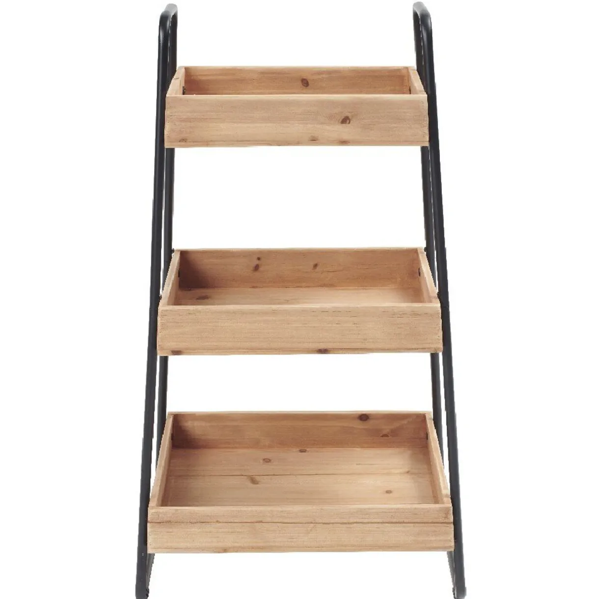 Desserte vintage 3 niveaux noir naturel^Gifi Best