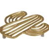 Dessous de plat forme cactus doré^Gifi Hot