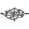 Dessous de plat métal noir L19,5xl19xH1cm^Gifi Sale