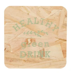 Dessous de verre My little garden en bois x4^Gifi New