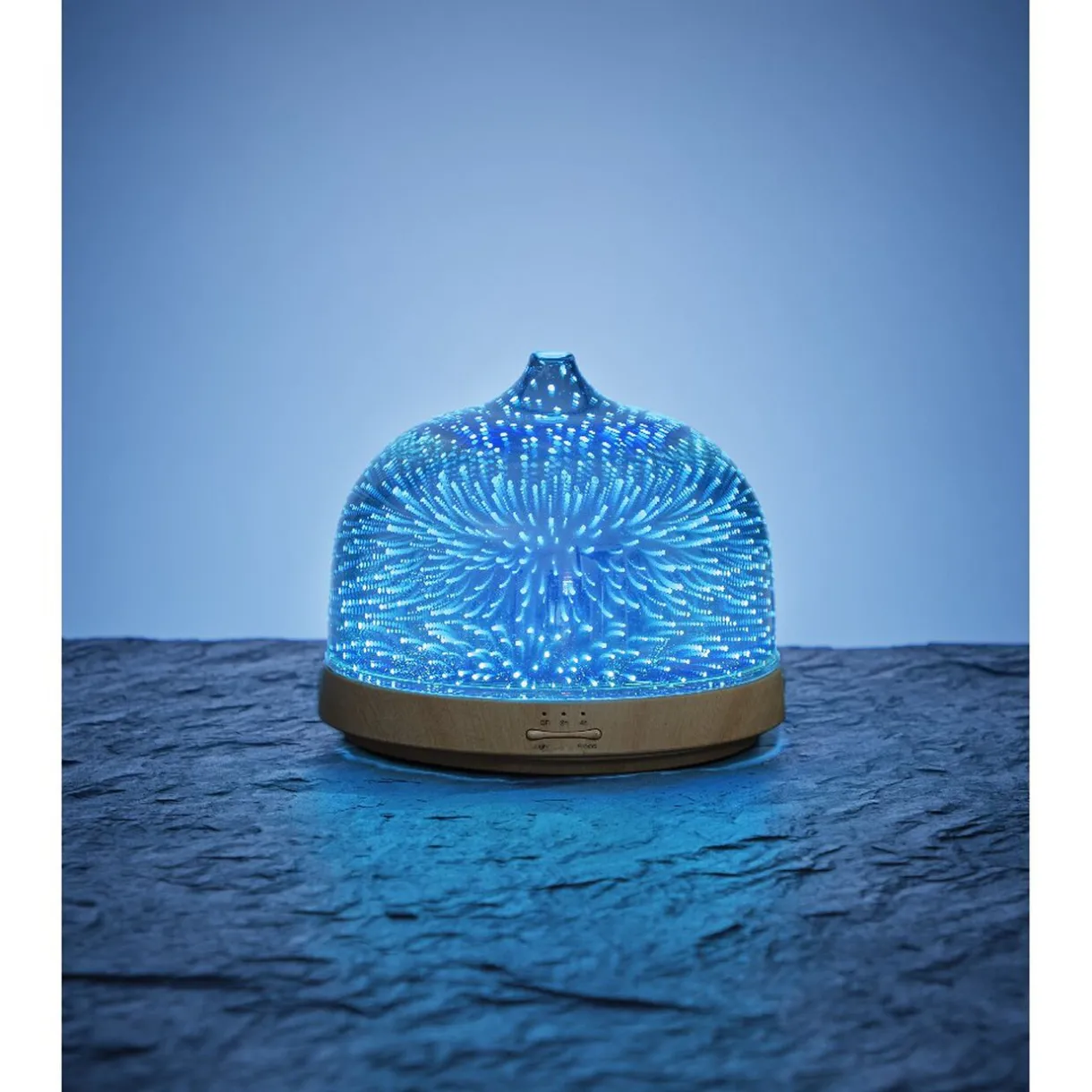 New Gifi Diffuseur d'huiles essentielles lumineux effet corail océan