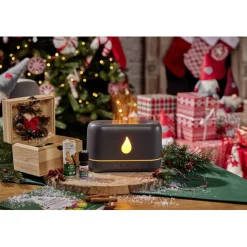 Gifi Diffuseur d'huiles essentielles à flamme noir