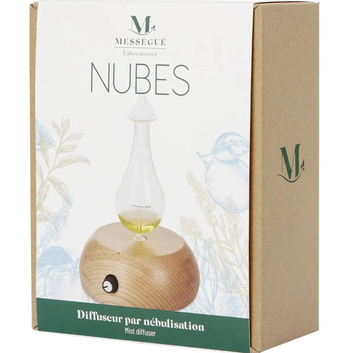 Gifi Diffuseur par nébulisation Mességué socle bambou