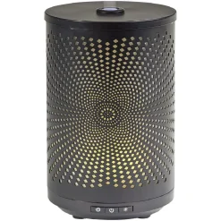 New Gifi Diffuseur ultrasonique lumineux Mességué cylindrique noir 120 ml