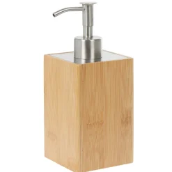 Clearance Gifi Distributeur à savon bambou marron naturel