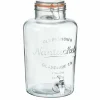 Distributeur de boisson transparent inscription relief 8 L^Gifi New