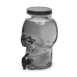 Distributeur de boisson tête de mort en verre 5L^Gifi Outlet