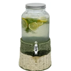 Distributeur de boisson verre 5,5L avec support - Ø22,5xH42,5cm^Gifi New