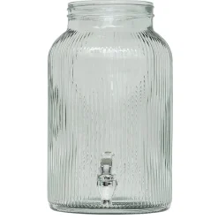 Distributeur de boisson verre 5,5L avec support - Ø22,5xH42,5cm^Gifi New