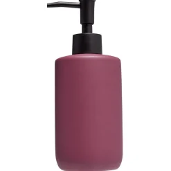 Gifi Distributeur de savon céramique violet Ø7xH18,5cm