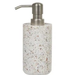 New Gifi Distributeur de savon Terrazzo résine effet granit beige