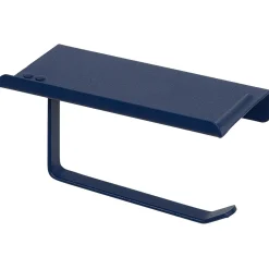 New Gifi Dérouleur papier WC inox bleu Sunflow à visser ou coller 17,4x9xH8cm