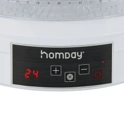 Déshydrateur alimentaire Homday 350W ABS blanc Ø30cm^Gifi Sale