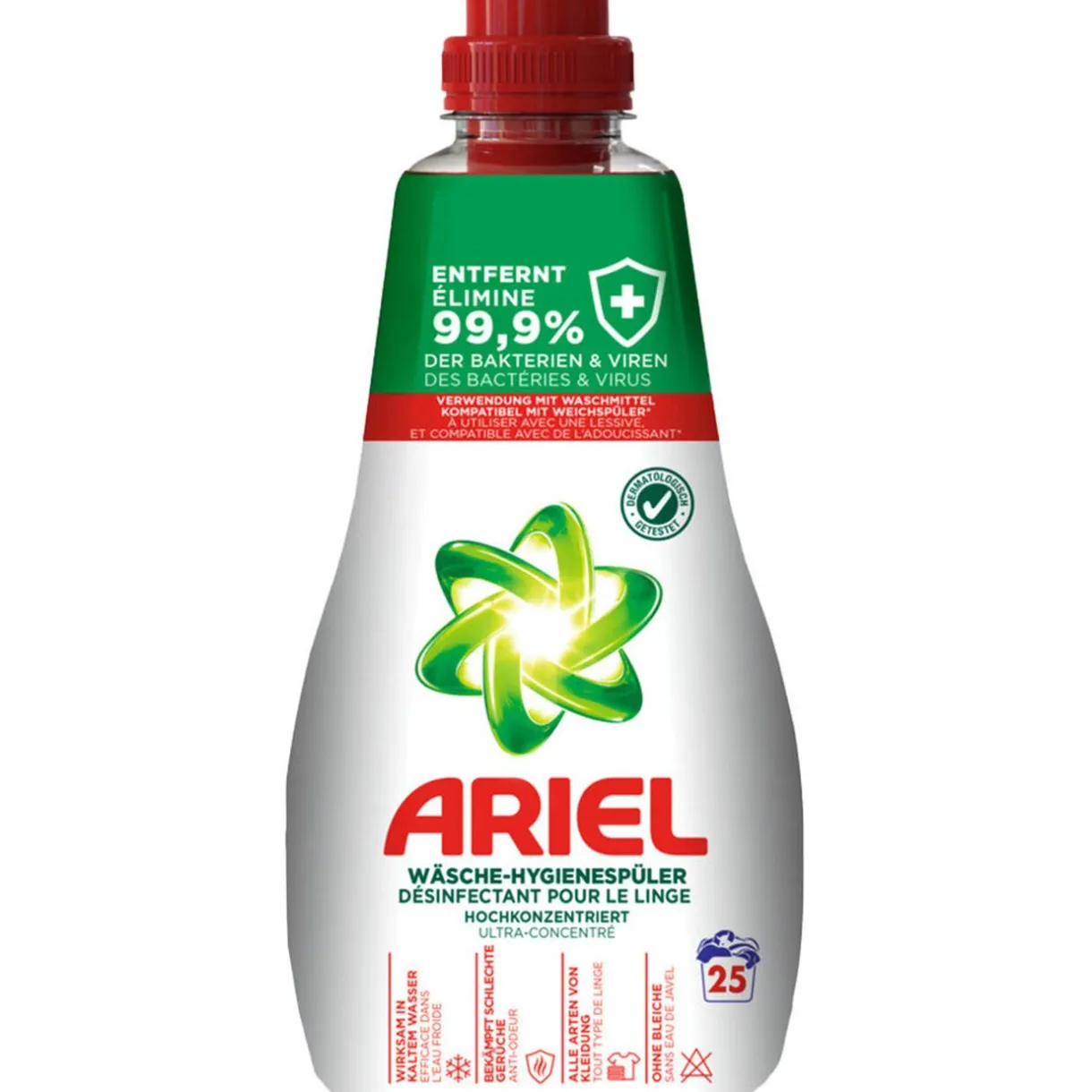 Entretien Du Linge|Gifi Détachant Ariel 25 lavages 1L