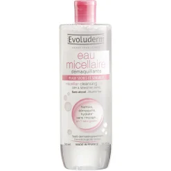 Discount Gifi Eau micellaire Evoluderm démaquillante peaux sensibles 500 ml