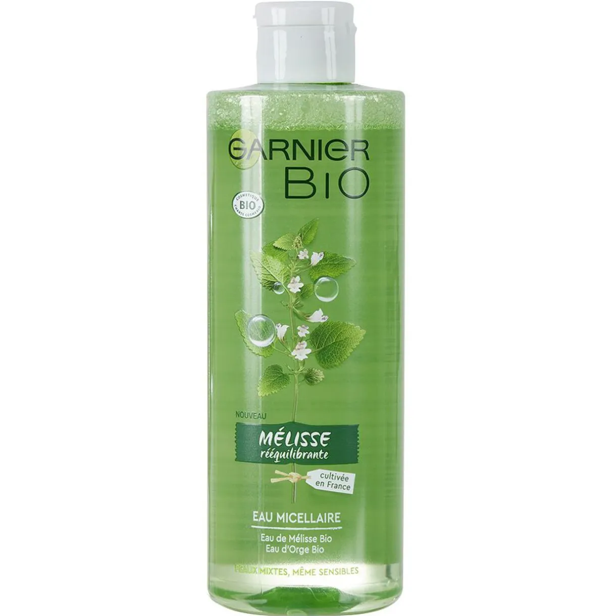 Clearance Gifi Eau micellaire Garnier enrichie eau de mélisse Bio et orge Bio 400ml