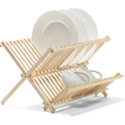 Egouttoir à vaisselle pin naturel^Gifi Hot