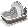 Egouttoir à vaisselle rétractable avec plateau^Gifi New