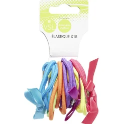 Clearance Gifi Elastique cheveux multicolore x15