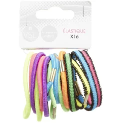 Sale Gifi Elastique métal pour cheveux multicolore x16