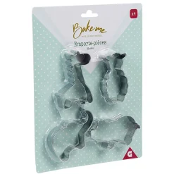 Emporte pièce forme animal inox argenté x4^Gifi Outlet