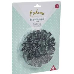 Emporte pièce forme lettre argenté x35^Gifi Best