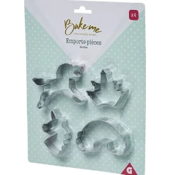 Emporte pièce forme Licorne Arc en ciel Couronne x4^Gifi Best